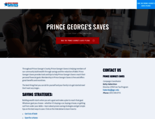 princegeorgessaves.org screenshot