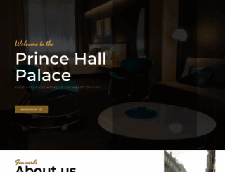 princehallpalace.com screenshot