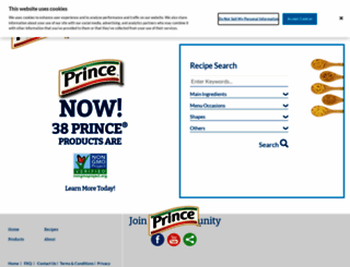 princepasta.com screenshot