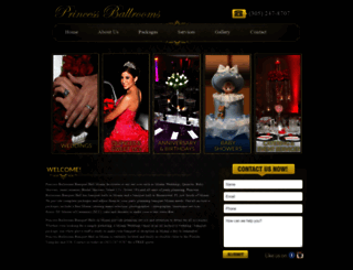 princessballrooms.com screenshot