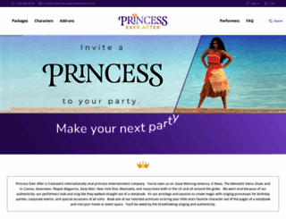 princesseverafterevents.com screenshot