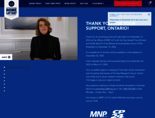 princessmargaretlotto.com screenshot