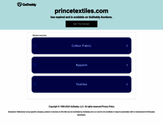 princetextiles.com screenshot