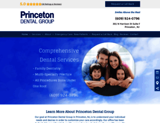 princetondentalgroup.com screenshot