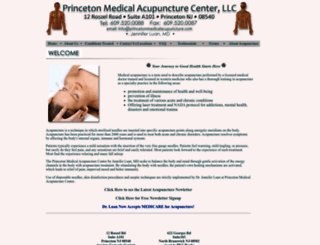 princetonmedicalacupuncture.com screenshot