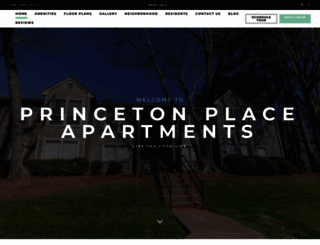 princetonplaceapartment.com screenshot