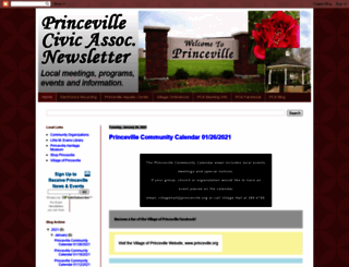 princevillecivicassociation.blogspot.com screenshot