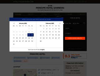 principe.sanremo.hotels-italian-riviera.com screenshot