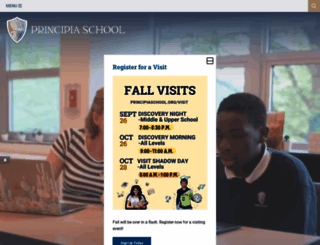 principiaschool.org screenshot