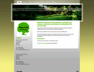 pring-and-son-funeral-directors.co.uk screenshot