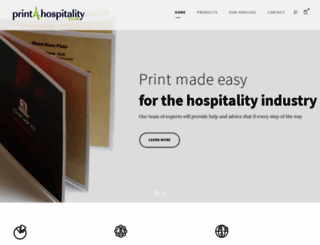 print4hospitality.co.uk screenshot