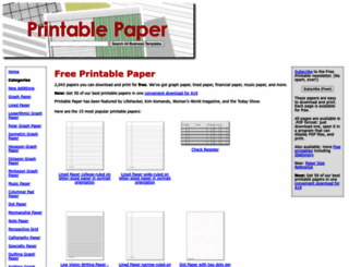 printablepaper.net screenshot