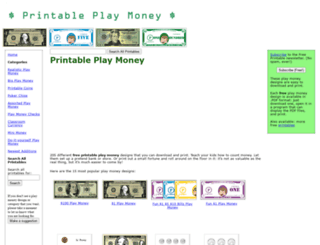 printableplaymoney.net screenshot