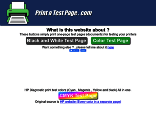 printatestpage.com screenshot