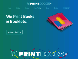 printbooks.com.au screenshot