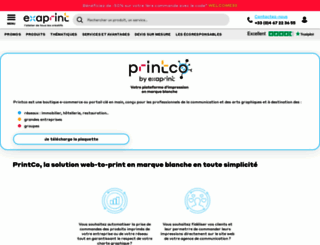 printcommerce.exaprint.fr screenshot