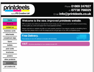 printdeels.co.uk screenshot