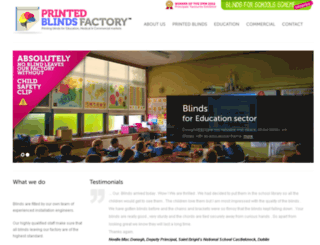 printedblindsfactory.com screenshot