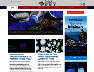 printedelectronicsworld.com screenshot