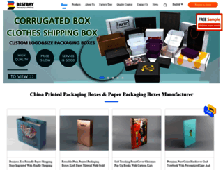 printedpackagingbox.com screenshot