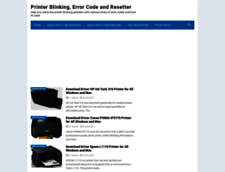 printer-blinking.com screenshot