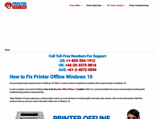 printer-offline.com screenshot