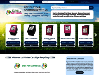 printercartridgerecycling.co.uk screenshot