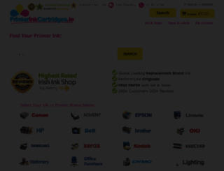 printerinkcartridges.ie screenshot