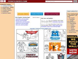 printerkids.com screenshot