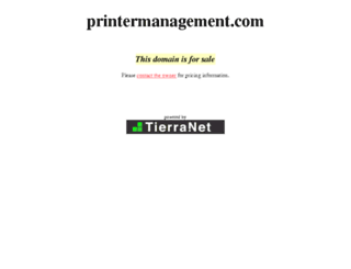printermanagement.com screenshot
