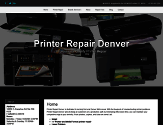 printerrepairdenver.com screenshot