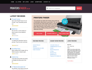 printersfinder.co.uk screenshot