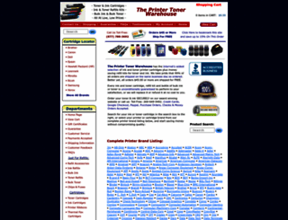 printertonerwarehouse.com screenshot
