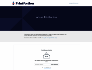 printfection.recruiterbox.com screenshot