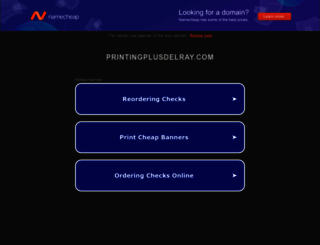 printingplusdelray.com screenshot