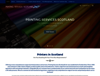 printingservicesscotland.com screenshot
