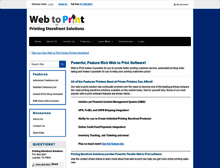 printingstorefrontsolutions.com screenshot
