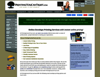printingyoucantrust.com screenshot