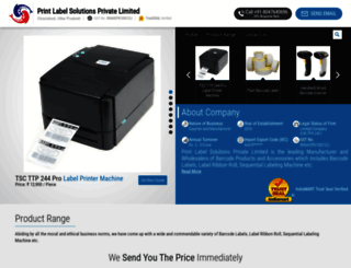 printlabelsolutions.com screenshot