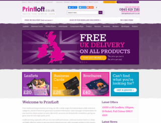 printloft.co.uk screenshot