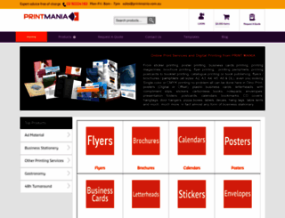 printmania.com.au screenshot