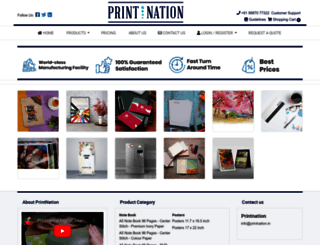 printnation.in screenshot
