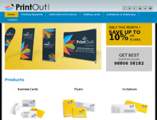 printout.co.in screenshot