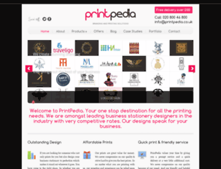 printpedia.co.uk screenshot