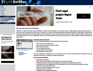 printsniffer.com screenshot