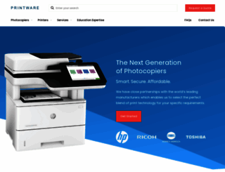 printware.co.uk screenshot