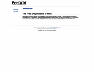 printwiki.org screenshot