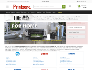 printzone.com.au screenshot