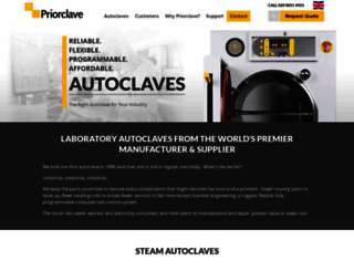 priorclave.co.uk screenshot