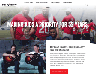 prioritytoyotacharitybowl.com screenshot